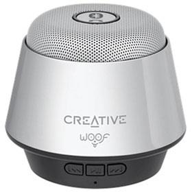 Creative Woof Protable Micro Wireless Speaker - Silver